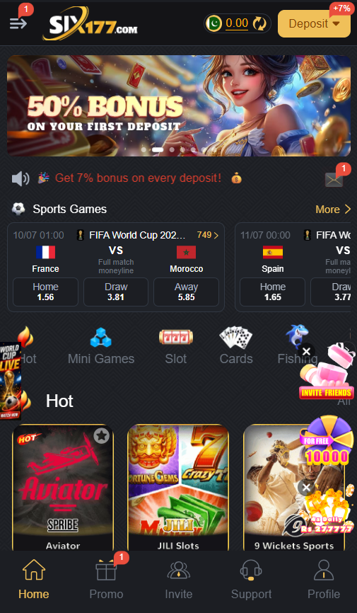 SIX177 Slots Game