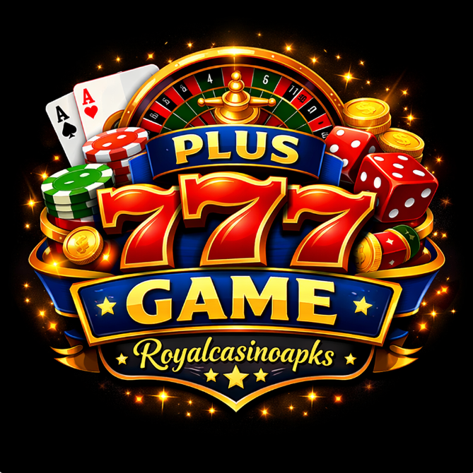 777Plus Game mobile interface showing online casino slots and betting options